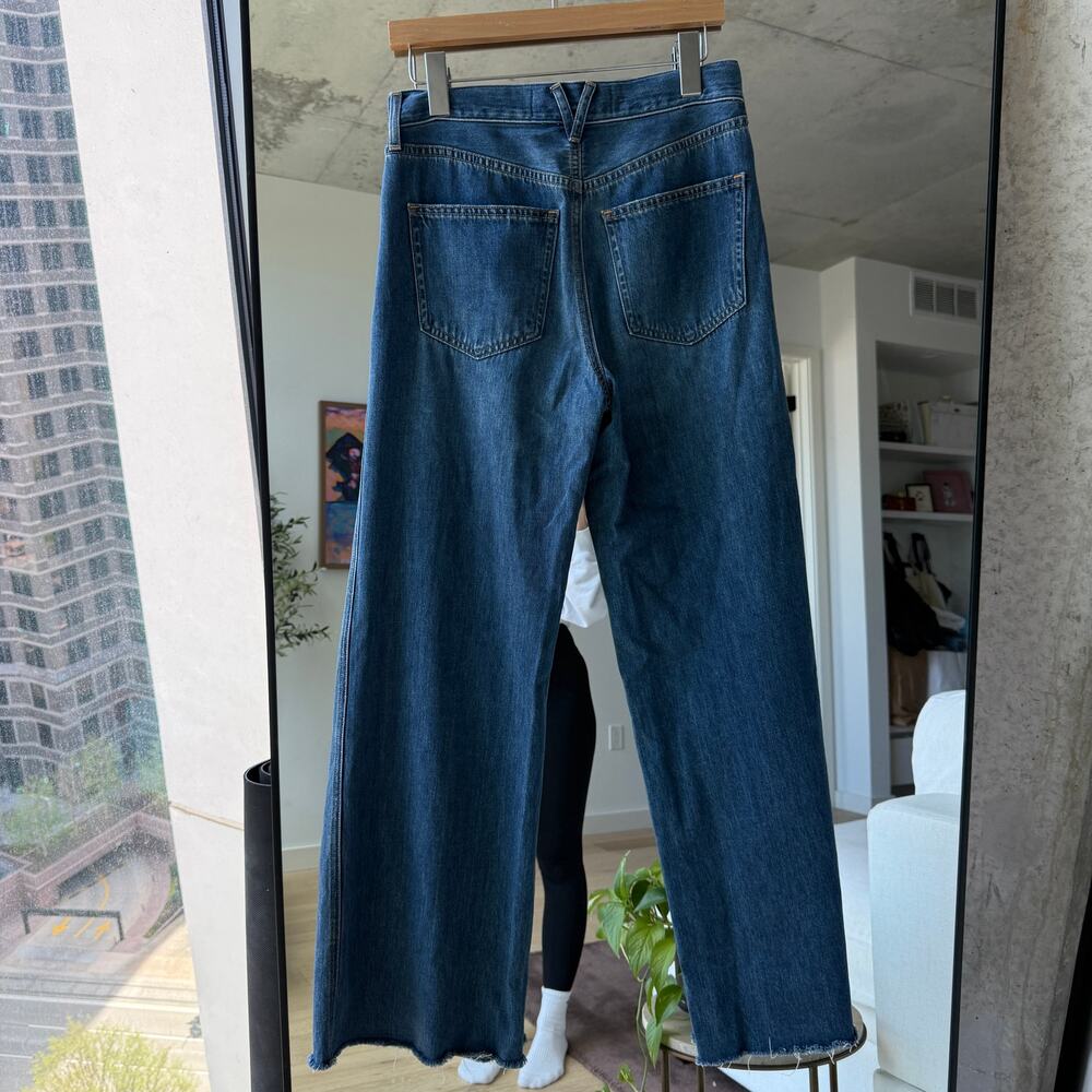 Veronica Beard Kasey Wide Leg Jeans - Picture 3 of 6